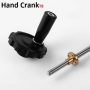 Hand wheel Bakelite Crank Rotation Arm Machine Tool for CNC Or 3d printer lead screw 8mm T8