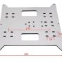 220 x 200 x 4MM Plate Hot Bed Support Aluminum Surface Acrylic Core Composite Panel for 3d printer i3 cr10 prusa Utimaker