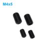 M4 x 5mm Set screw Concave End Black 12.9 grade alloy Steel