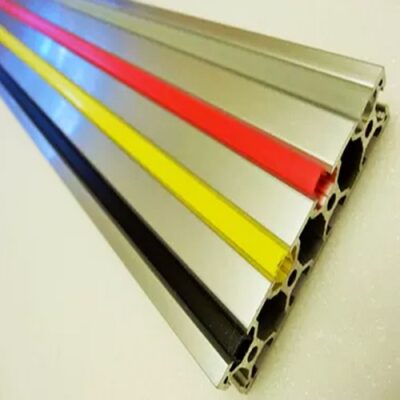 9mm Solid Plastic cover Decorative strip for Aluminum Profile 3030 slot – Yellow and Blue Colors 2 meter