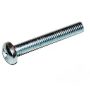 m3x30 Phillips cross recess Steel White zinc Pan Head