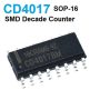 CD4017 Decade Counter CMOS Logic SMD SOP-16