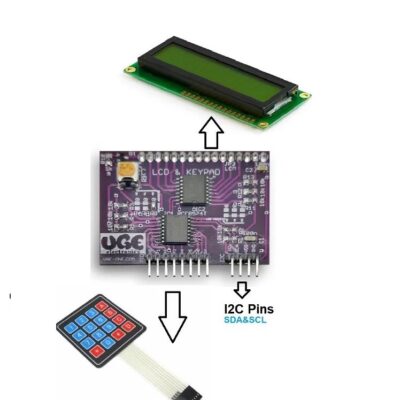 I2C LCD and Keypad GPIO Expander Module with Dual PCF8574T