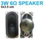 Speaker - 6 Ohm 3 Watt 6x3.5 cm