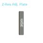 Double Z-axis adjustment plate