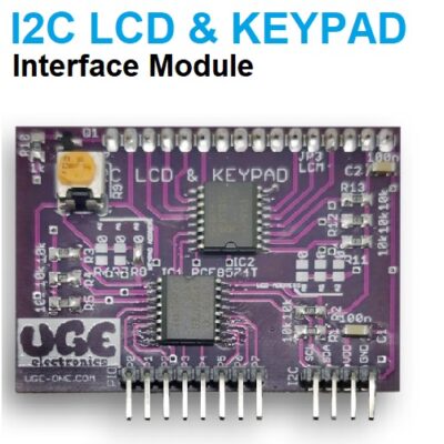 I2C LCD and Keypad GPIO Expander Module with Dual PCF8574T