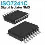 ISO7241CDW Quad-channel 25-Mbps digital isolator