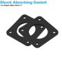 Silicone Gasket Dumper Shock Absorbing Thickness 2MM for Stepper Motor Nema 17 42