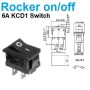 2 PIN Rocker Switch -SPST on off 6A KCD101