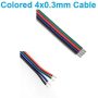 Flat 4 wires 4x0.3mm Cable 1-Meter long