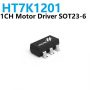 HT7K1201 Single Channel, 6.0V, 1.3A DC Motor H-Bridge Driver