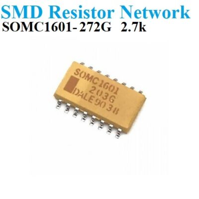 SOMC1601-272G Resistor Network Array 2K7 SMD package x15 bus connected with 1 common pin