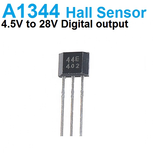 A1344E 44E Hall effect Digital Magnetic Switch Sensor IC - A3144E