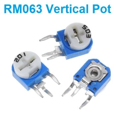 RM063 Small Vertical mount Potentiometer 10k