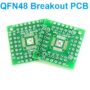 SMD Breakout Adapter PCB Board for QFN44 QFN48 Packages