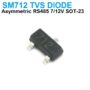 SM712 600W Asymmetrical TVS Diode Array for RS485 bus protection