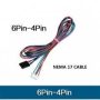4pin to 6pin 50cm Long cable for Nema17 motor