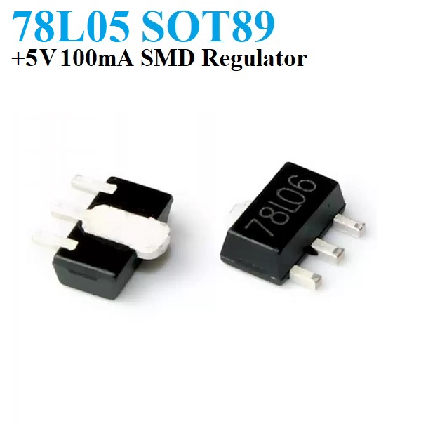 Voltage Regulator 78L05 5V 100mA SMD SOT89