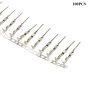 Single Male Pin Terminal Spring Head for plastic dupont connector shell 100pcs pack