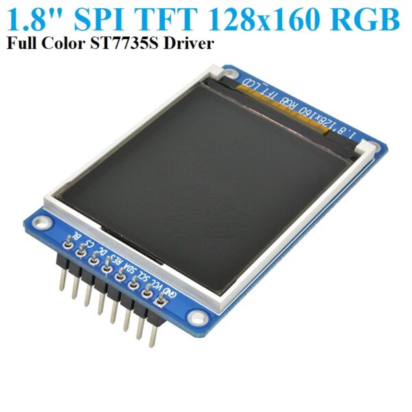 Arduino 1.8 inch SPI TFT module ST7735S Full Color 128x160