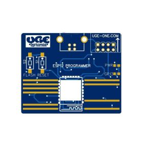 pcb for ESP8266 ESP12 ESP01 USB programmer board with spring pogo pins