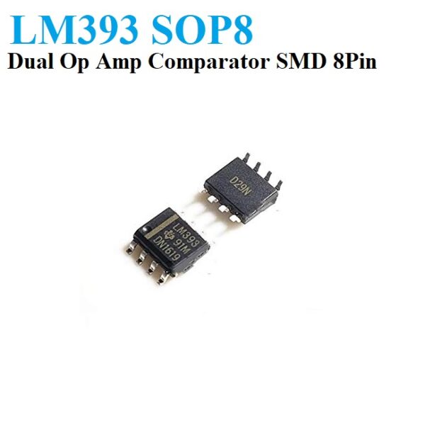 LM393 SMD SOP8 Low Power Low Offset Voltage Dual Comparator IC