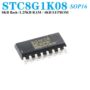 STC Microcontroller STC8G1K08-38I-SOP16
