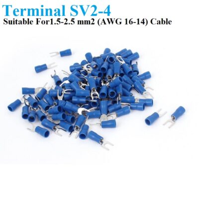 SV2-4 Fork Insulated Electrical Crimp Terminal Connector