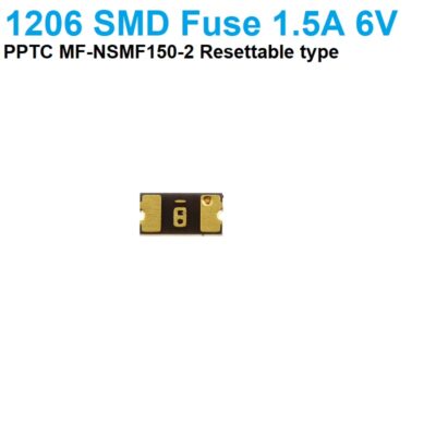 1206 SMD MF-NSMF150-2 1.5A 6V PPTC Resettable self-recovery fuse