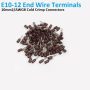 E10-12 Insulated Wire Terminal Block Cord End Wire Connector Electrical Crimp Terminator