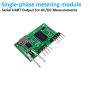 Single-phase AC DC Measurements wide-range metering module