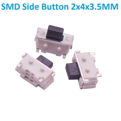 SMD Rectangle push Button SPST Tactile Switch right Angle 2x4x3.5MM