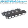 STC Microcontroller STC15W408AS-35I-SKDIP28