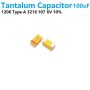 1206 Solid Tantalum SMD Chip Capacitors 100uF 6V type A 3216