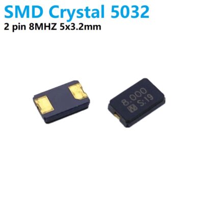 5032 SMD quartz 2pin crystal oscillator 8MHZ