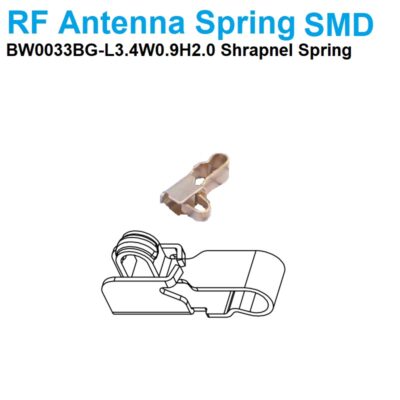 BW0033BG-L3.4W0.9H2.0 RF Antenna SMD Shrapnel Spring