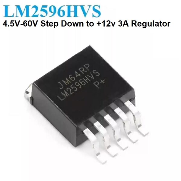 LM2596HVS-12 TO263 3A Adjustable DC/DC STEP DOWN CONVERTER Regulator IC SMD