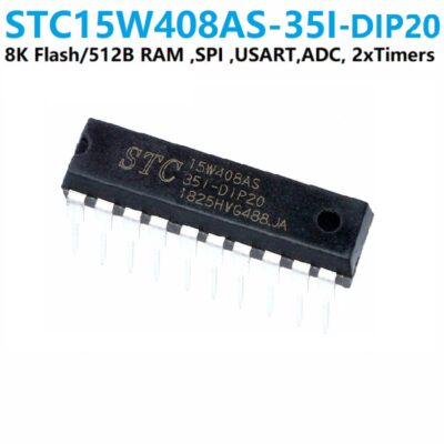 STC Microcontroller  STC15W408AS-35I-DIP20