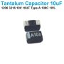 1206 Solid Tantalum SMD Chip Capacitors 10uF 10V type A 3216