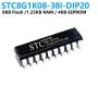 STC Microcontroller STC8G1K08-38I-DIP20