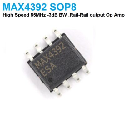 MAX4392 Ultra-Small, Low-Cost, 85MHz Op Amps with Rail-to-Rail Outputs and Disable SMD SOP-8