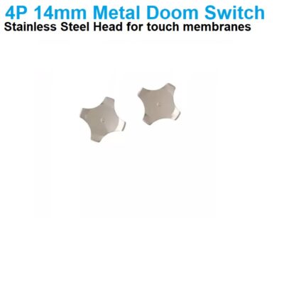 Smd Metal Doom Switch head 14mm 4-leg