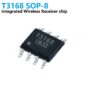 T3168 Integrated Wireless Charger Receiver IC SMD SOP8