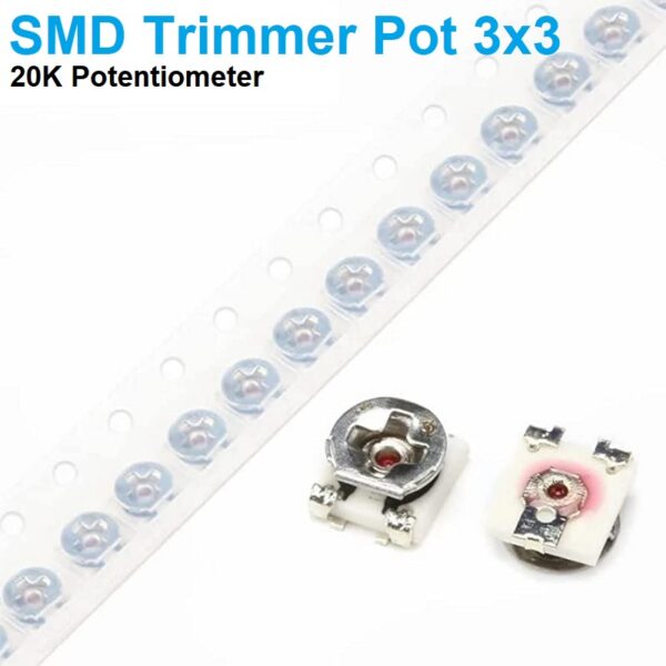 SMD Potentiometer Trimmer 3x3mm 20K