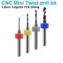 CNC Carbide Tungsten Steel High Speed mini twist PCB Drill Bit 1.0mm