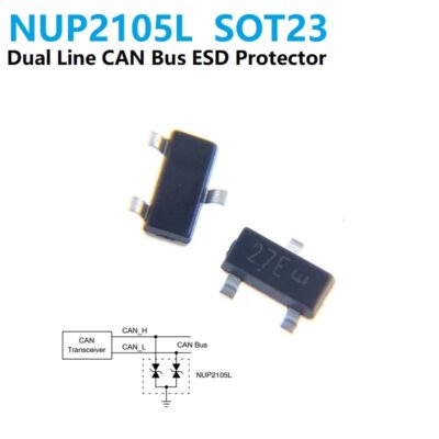NUP2105L ESD Protection Dual Diode for CAN Bus Line Protection