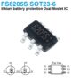 FS8205S lithium battery protection Dual Mosfet IC SOT23-6