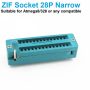 IC SOCKET ZIF Base 28 PIN Narrow