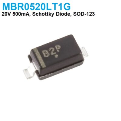 SMD Schottky diode 0.5A/20V ( MBR0520LT1G )  SOD123