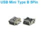USB mini Type B Female PCB SMD Connector 5Pin